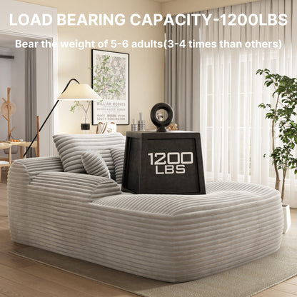 67" Single Chaise Lounge,White
