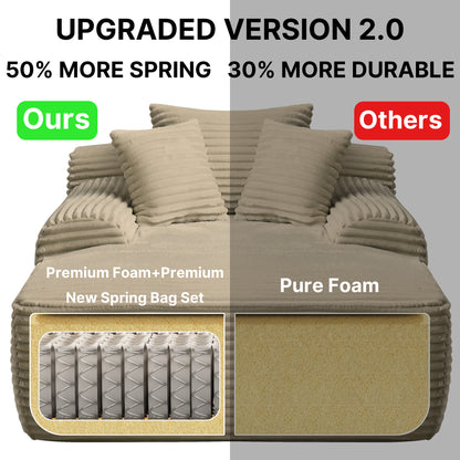 67" Single Chaise Lounge,Beige